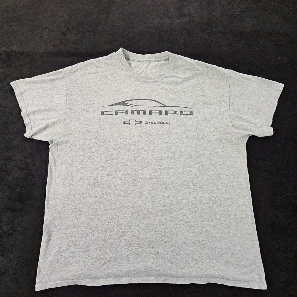 Chevrolet Camaro Gray Short Sleeve T-Shirt Men's 2XL